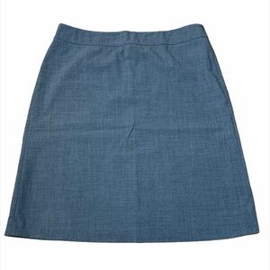 Escada Sport Grey Wool Lined Midi Skirt